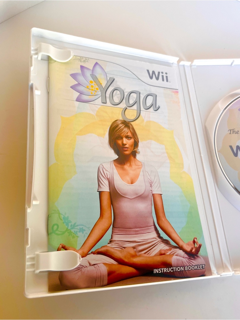 Yoga Instruction Booklet - Light Pink